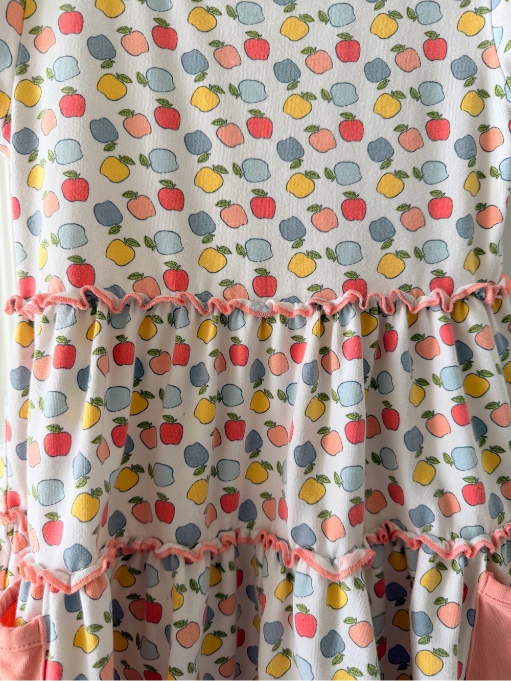 Shrimp and Grits Kids Fruit-Print Tiered Dress - Picture 2 of 3